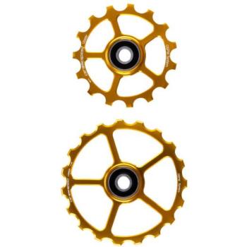 CeramicSpeed Puleggi OSPW Alloy Rivestiti Nero Oro