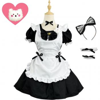 Czarno-rosółkowy Lolita Maid