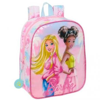 Borsa Zaino Schola Materna Barbie Rosa Himmelsblau