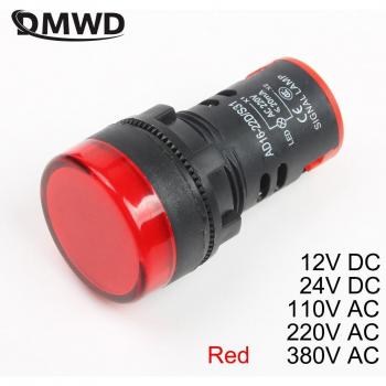 Lámpara Señal Unid 22mm CA CC 12V/24V 110V/220V/380V