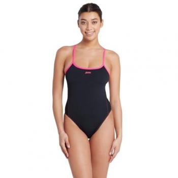 Zagora Rosa‑Schwarz – Damen One-Piece Badeanzug von Zoggs (36)