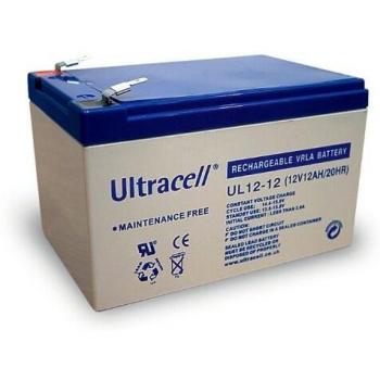 Baterka Ultracell AKKU UL12-12 (12V 12Ah), Faston (4.8mm)