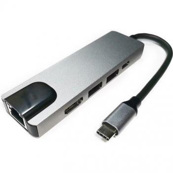 Multifunktionales USB-C Dock mit HDMI