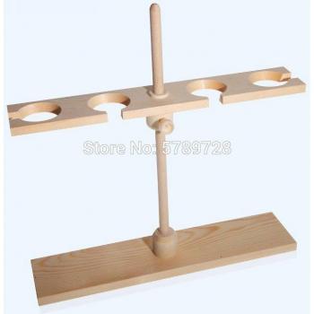 Wooden Spherical Separatory Funnel Stand