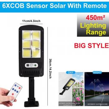 FENGRISE Upgraded COB Solar Light with Remote Control PIR Motion Sensor IP65 Waterproof