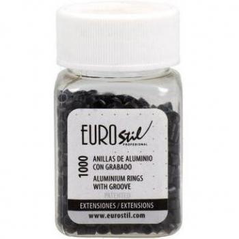 Eurostil Anillas Extensiones Negro 02867 1000uds