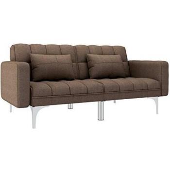 Modernes Schlafsofa in Edlem Braun