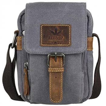 Greenburry Vintage Hemp Schultertasche 5924