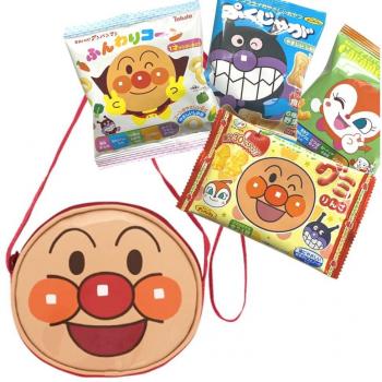 Anpanman Red Enamel Face Pochette Sweet Assortment Gift