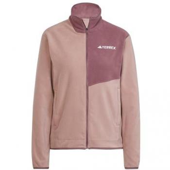 Adidas Kvinnors Multi Fleecejacka med Full-Zip Warcla/quicri