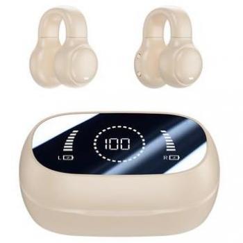 Cuffie Sportive M47 a Conduzione Ossea senza Fili con Microfono Bluetooth 5.3 - Nude