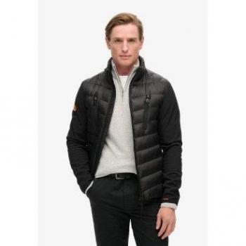 Storm Hybrid Black – Chaqueta de Capa Negra para Hombre (Superdry)