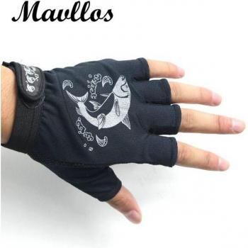 Mavllos Pêche Demi-Digitaires, gants imperméables anti-dérapants