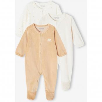 Conjunto Trío Pijama Terciopelo Amarillo Dorado