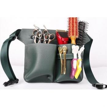 Multifunktionale Barbier Taille Tasche mit 5 Scherenfächern