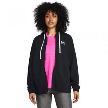 Sweatshirt com Capuz Under Armour UA Rival Terry OS FZ Preto