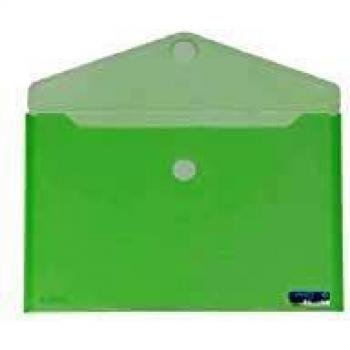 OFICINA BOX SOBRE CON CIERRE DE VELCRO VERDE A4+