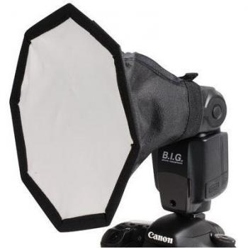 Softbox B.I.G. 423204 18 cm + Riflettore