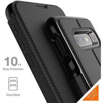 Gear4 Oxford Folio-Hülle für Samsung Galaxy S10e - Schwarz