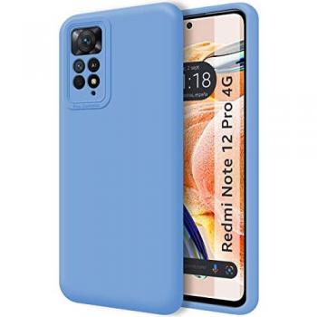 Funda Protectora Líquida en Color Azul para Xiaomi Redmi Note 12 Pro 4G