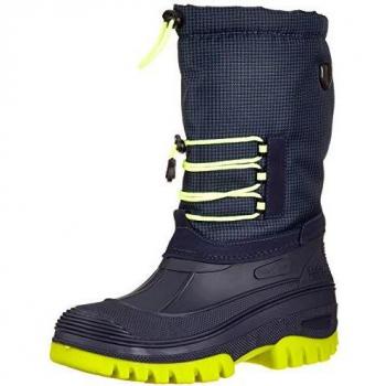 CMP Ahto WP Waterproof Snow Boots, UK 5.5, Black/Blue, Unisex