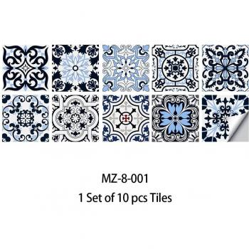 15cm Moroccan Tiles Wall Sticker