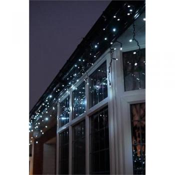 Icicle Lights 5m Black 120 LED Cool White 60/40/20cm Drop