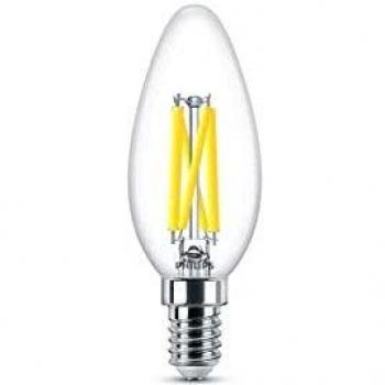 Philips LED Kaarslamp E14 3.4W Dimbaar 927 Helder