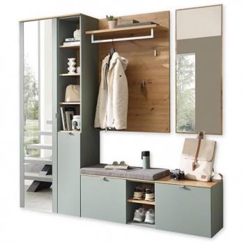 Innostyle Garderoben-Set Schilfgrün, 206x202x38 (BxHxT)