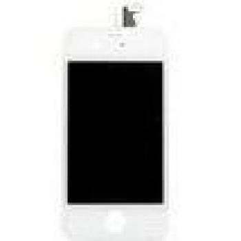 MicroSpareparts Mobile MSPP0864 pieza de teléfono móvil - Componente para móvil (Color blanco, iPhone 4)