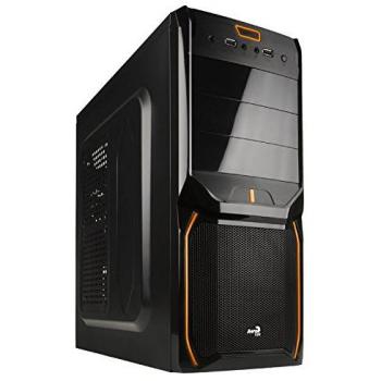Caja de PC Aerocool V3X Evil con conectores 3.5 mm y 2 x USB 2.0