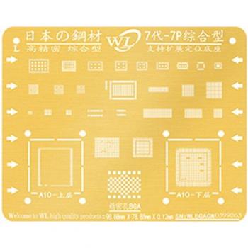 WL Golden BGA Reballing Stencil Kit – 0.12mm Tin Mesh for XSMAX XS XR X Series