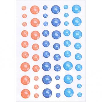 Pegatinas autoadhesivas de resina en colores variados