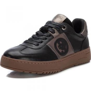 Carmela para mujer 16195702-NEGRO Zapatillas de piel 161957 negro (38)