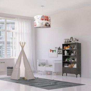 Lampe Suspension Bébé Police Design 1
