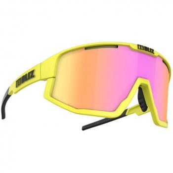 Lentes BLIZ Fusion Neon Yellow Brown Purple 4‑en‑1