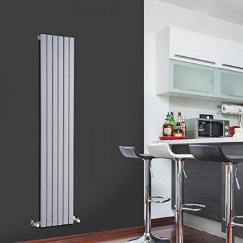 Radiatore Verticale Sloane Argento 1600 x 472mm 862W
