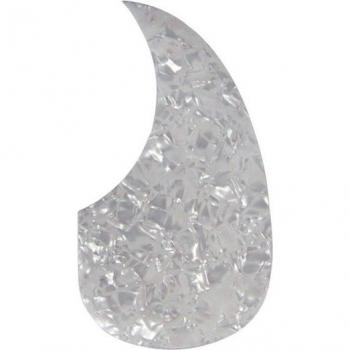 Non-slip Acoustic Guitar Pick with Black and White Celluloid Pickguard