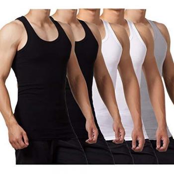 Canottiera FALARY 100% Cotone Uomo Bianco