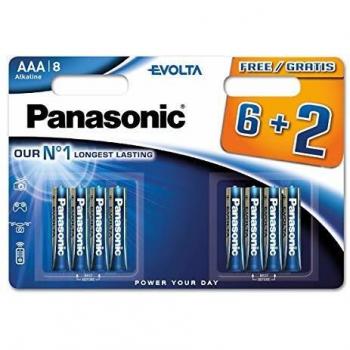 Piles LR03 AAA Evolta avec promotion 6+2 offertes