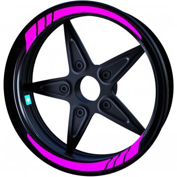Strisce Adesive Rosa Moto GP per Ruote CinarExtreme
