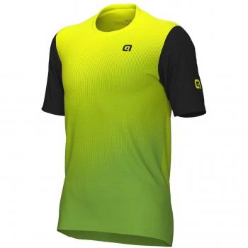Maglia Alé Off-Road MTB manica corta verde lime e nera - M