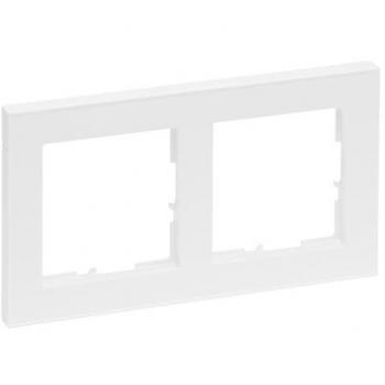 Legrand 765182 SEANO+ 2-fach Rahmen Ultraweiß
