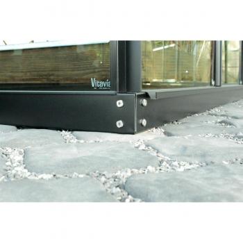 Vitavia Fundament 5200 Rahmen, 6 cm, schwarz, Maße: 254 x 190 cm