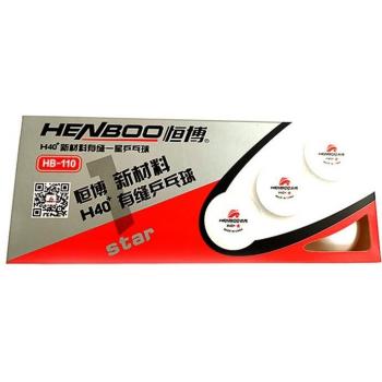 HENBOO 1-Star Ping Pong Balls - 10 pcs