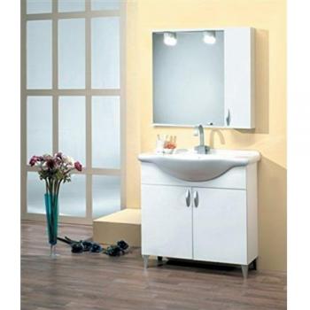 Mobile Bagno Melinda Bianco 85 cm Completo