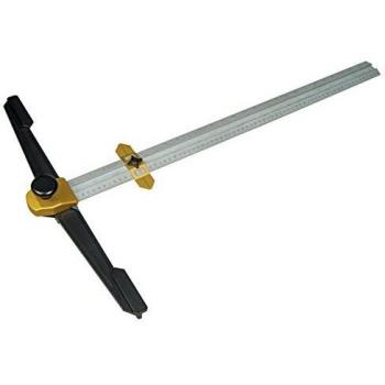 Stanley T-Reißschiebe mit 71 cm Länge und 52 cm Breite in Aluminium-Optik
