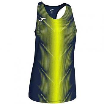 Bleu Marine-Fluo Joma T-Shirt Femme Élégance Unique