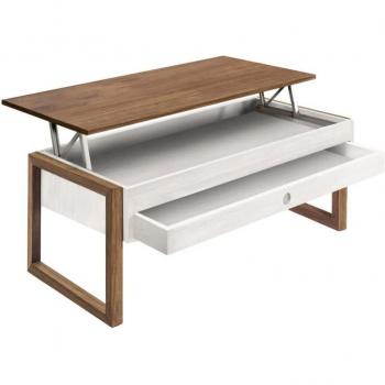 Centro de Mesa Deslizante Neron Madera Maciza