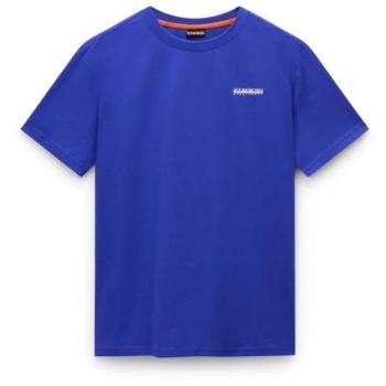 Napapijri T-Shirt Short Sleeve Small Box Royal Blue 2XL